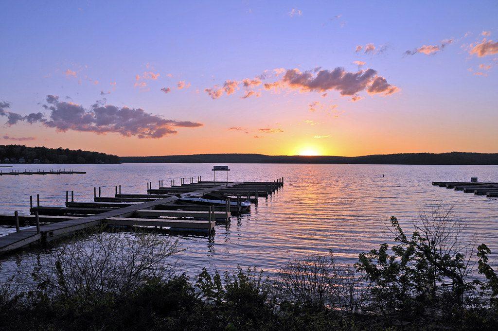 Lake Wallenpaupack in the Poconos