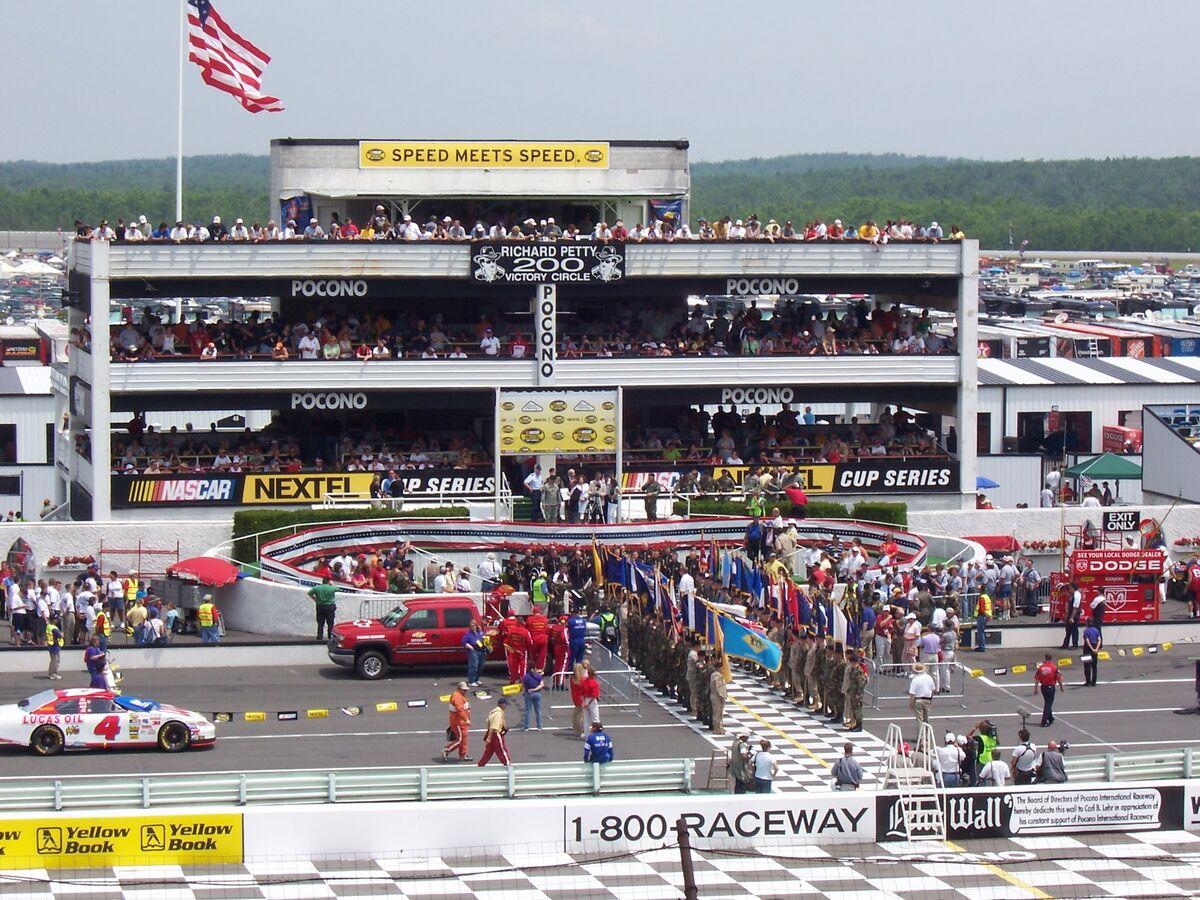 Pocono Raceway NASCAR track
