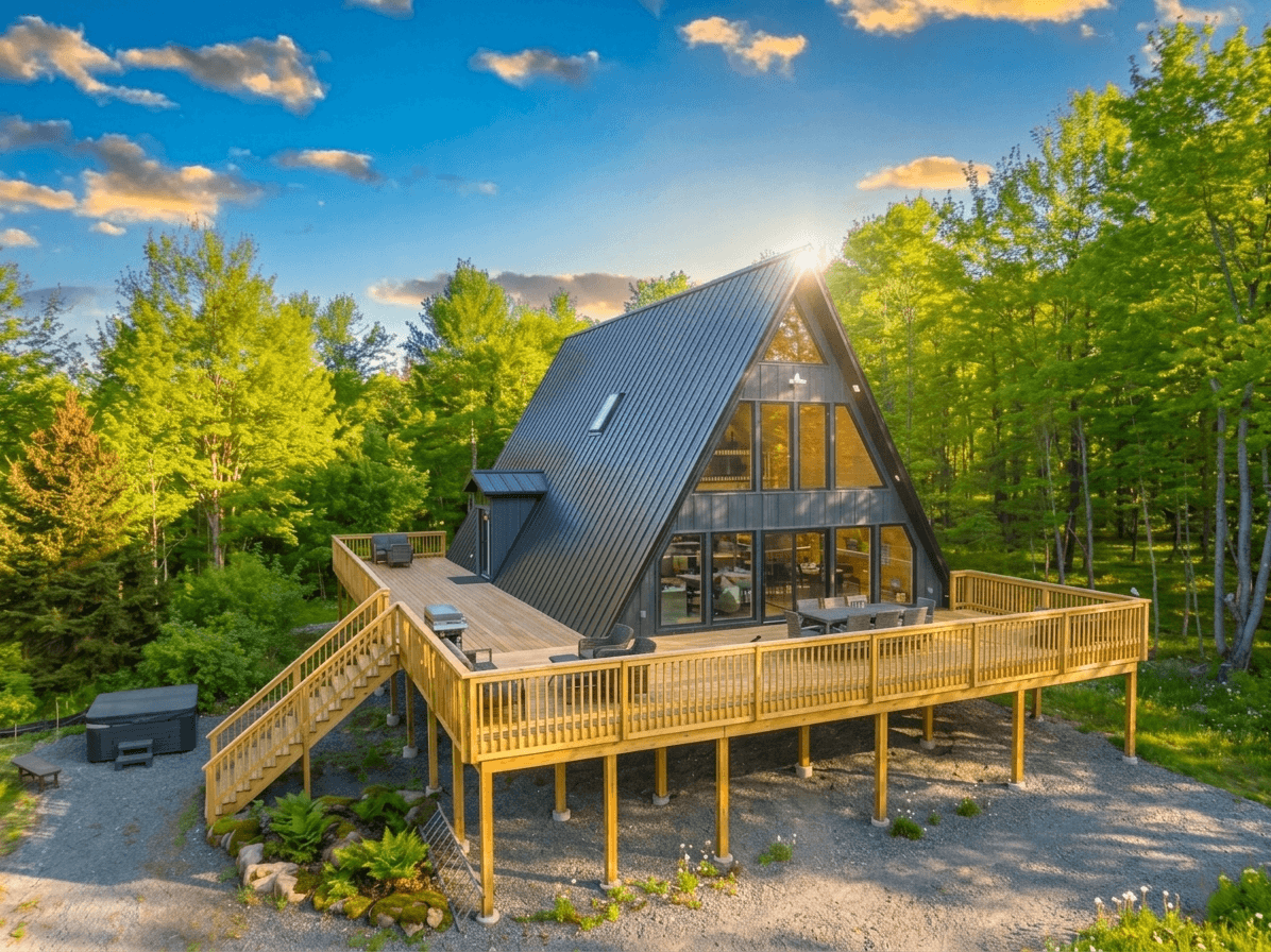 Live Free Hospitality A-frame cabin in the Poconos
